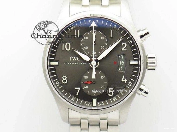 MIROTIME 0501 Mark XVIII IW327001 SS Mk Maker Best Edition Black Dial On Black Leather Strap A SunProtective 7299